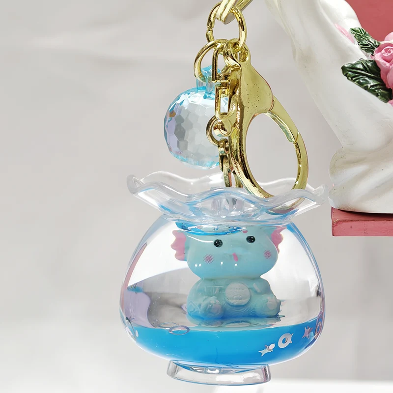 Porte-clés liquide pour aquarium