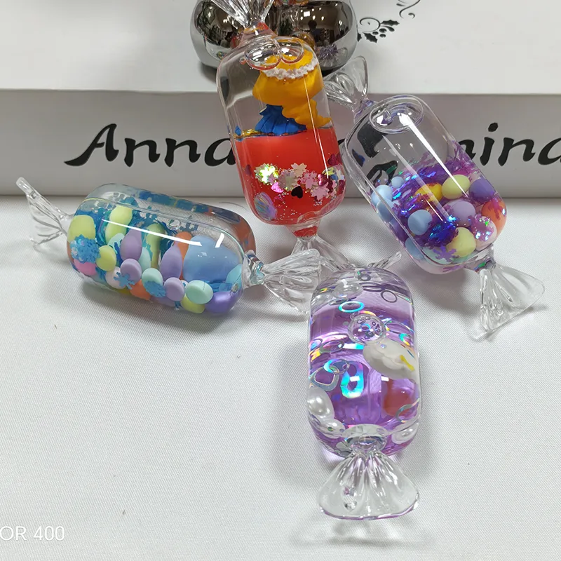 Porte-clés liquide bonbon