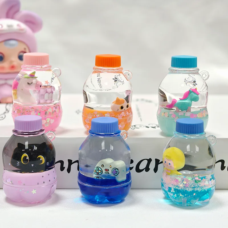 Porte-clés liquide bouteille de coca